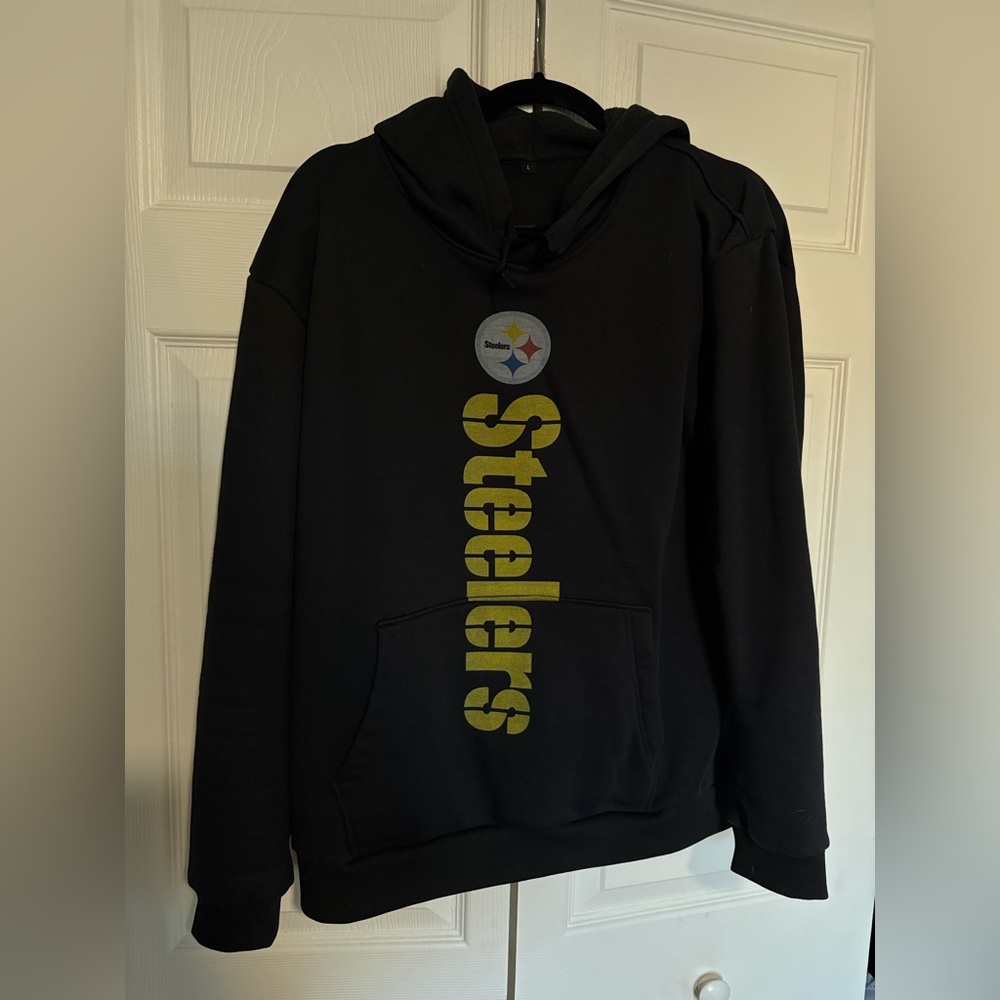 Black Steelers Hoodie